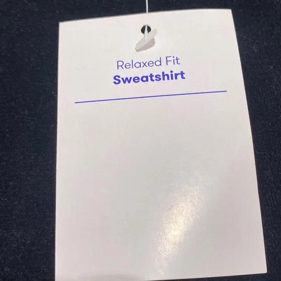 Wide Neck Velour JoyLab Long Sleeve sweatshirt - Picture 7 of 9